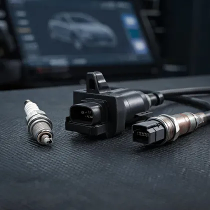 Ignition coil housing and connector interface